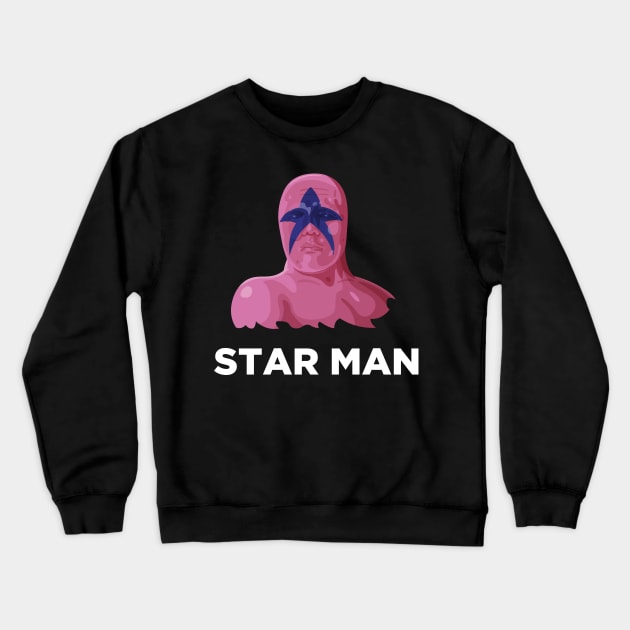 Star Man Crewneck Sweatshirt by Pufahl